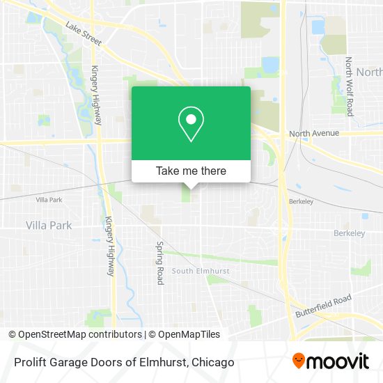 Mapa de Prolift Garage Doors of Elmhurst