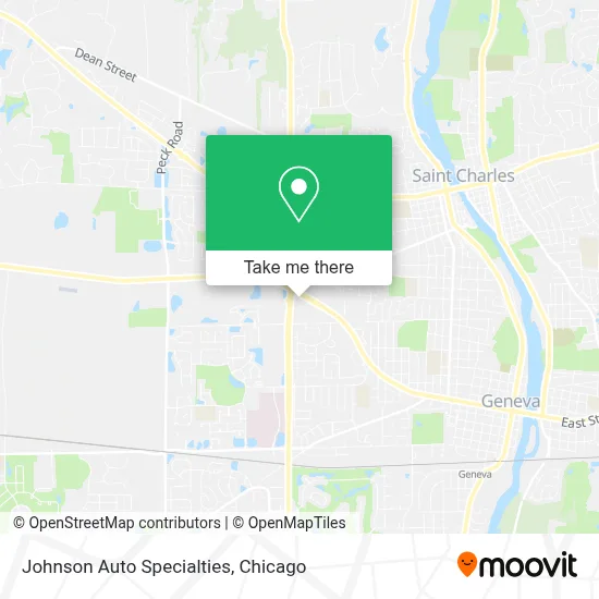 Johnson Auto Specialties map