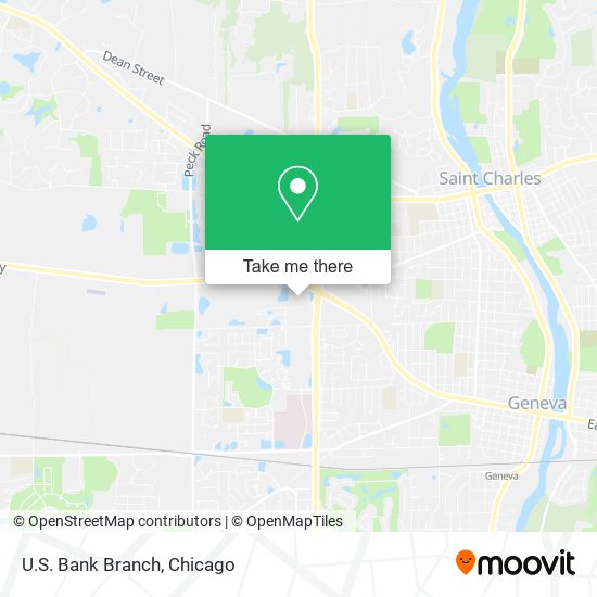 Mapa de U.S. Bank Branch