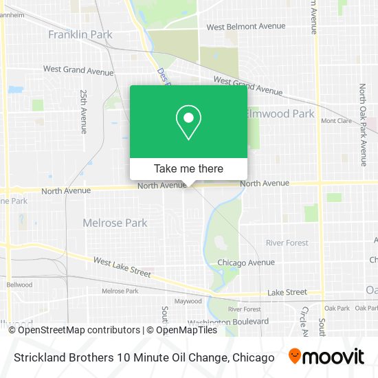 Mapa de Strickland Brothers 10 Minute Oil Change