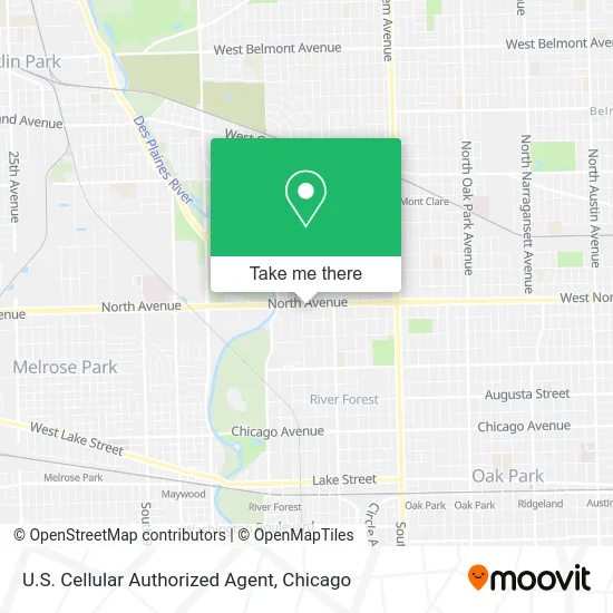 U.S. Cellular Authorized Agent map