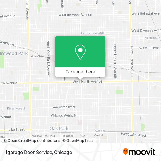 Igarage Door Service map