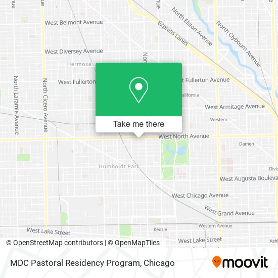 MDC Pastoral Residency Program map