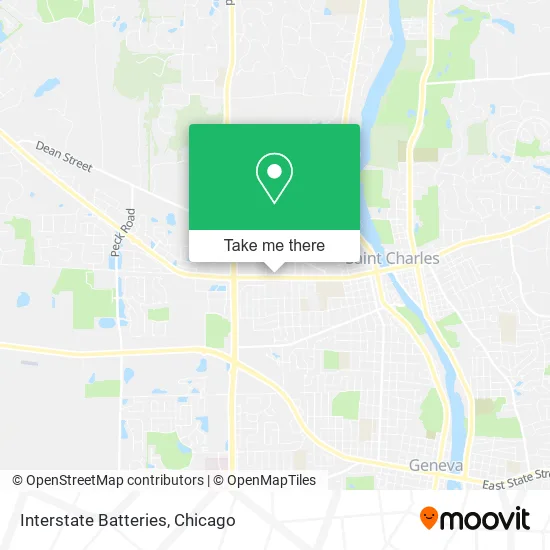 Interstate Batteries map