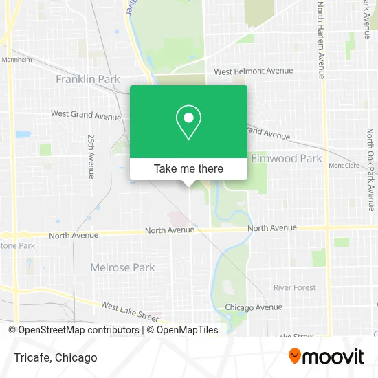 Tricafe map