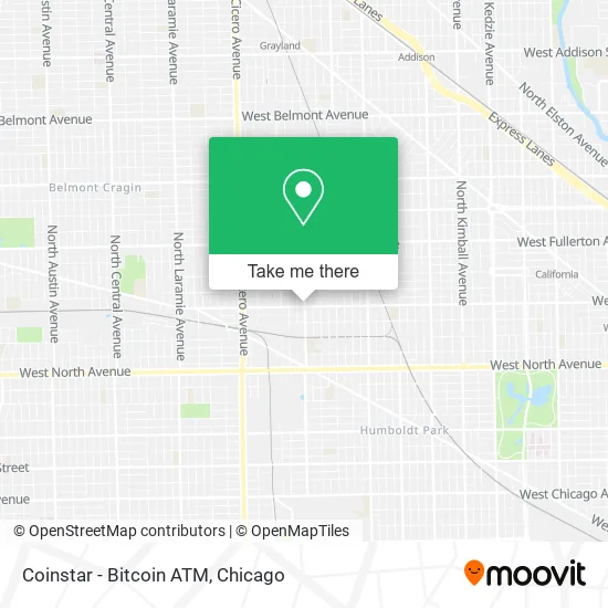 Coinstar - Bitcoin ATM map