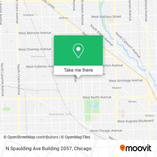 Mapa de N Spaulding Ave Building 2057