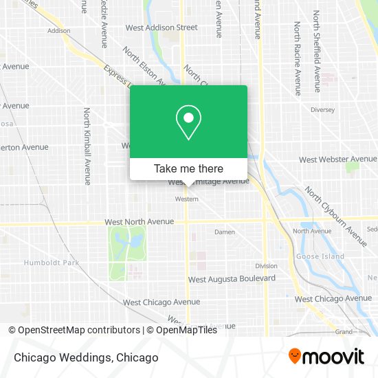 Chicago Weddings map