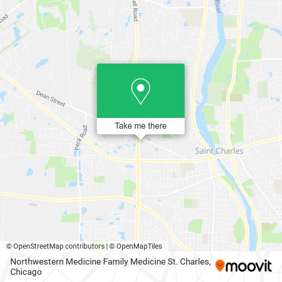 Northwestern Medicine Family Medicine St. Charles map