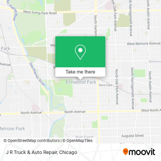 Mapa de J R Truck & Auto Repair