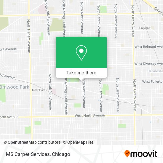 MS Carpet Services map