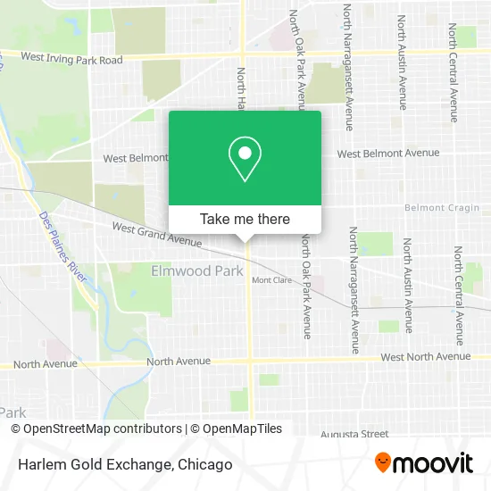 Harlem Gold Exchange map