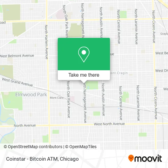 Coinstar - Bitcoin ATM map