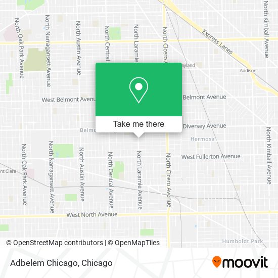 Mapa de Adbelem Chicago