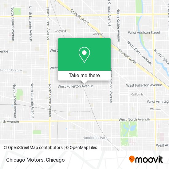 Chicago Motors map