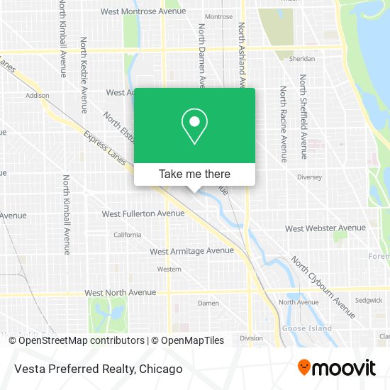 Vesta Preferred Realty map