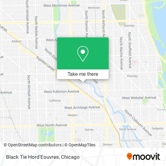 Black Tie Hord'Eouvres map