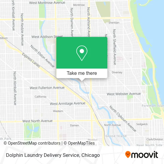 Dolphin Laundry Delivery Service map