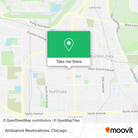 Ambiance Restorations map