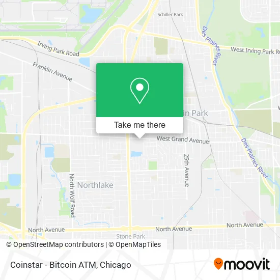Coinstar - Bitcoin ATM map