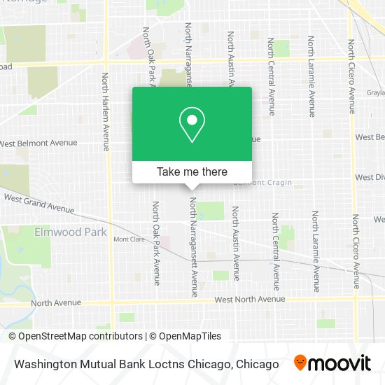 Washington Mutual Bank Loctns Chicago map