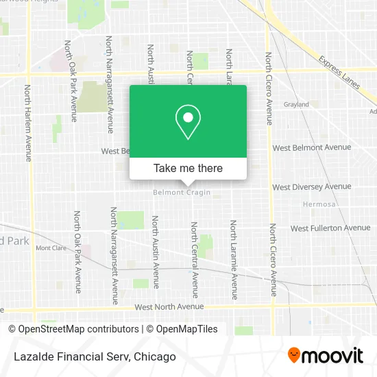 Lazalde Financial Serv map