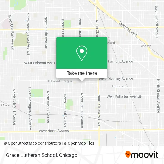 Grace Lutheran School map