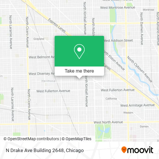 Mapa de N Drake Ave Building 2648