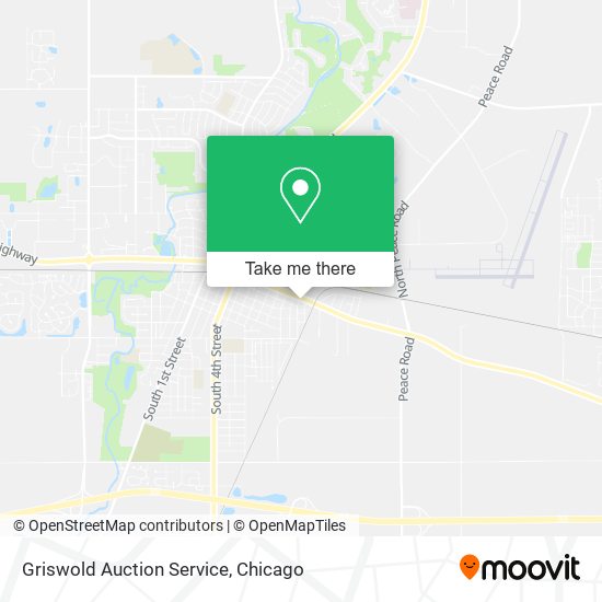 Mapa de Griswold Auction Service