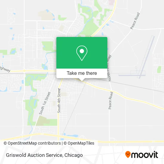 Griswold Auction Service map
