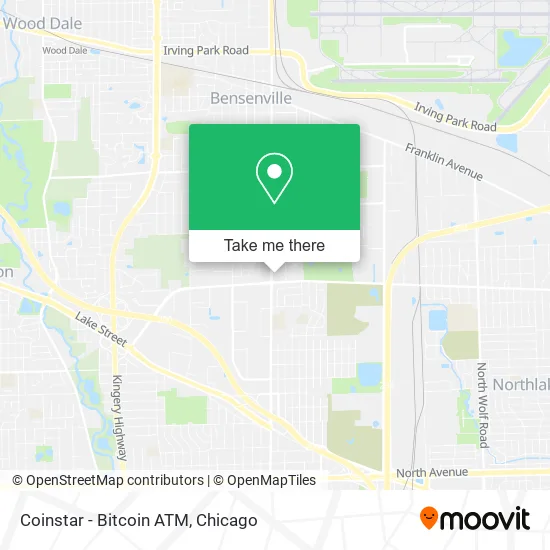 Mapa de Coinstar - Bitcoin ATM