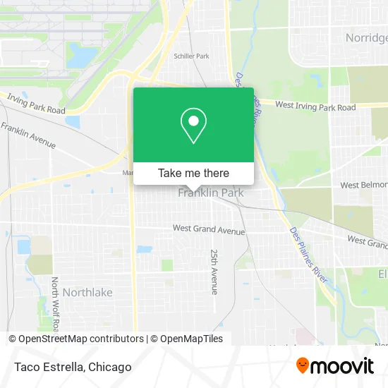 Taco Estrella map