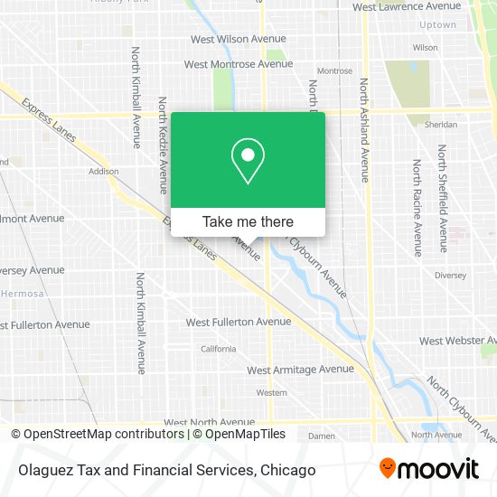 Mapa de Olaguez Tax and Financial Services