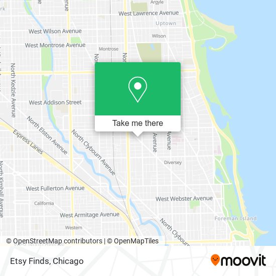 Etsy Finds map