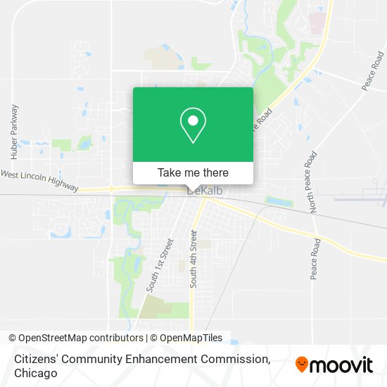 Mapa de Citizens' Community Enhancement Commission