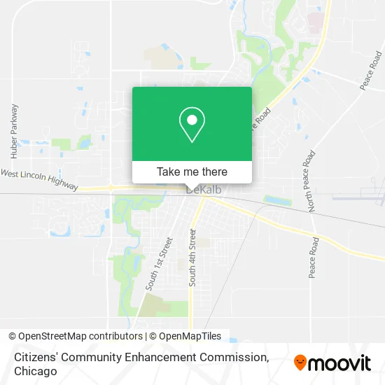 Citizens' Community Enhancement Commission map