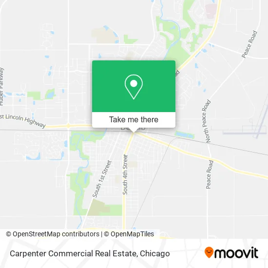 Carpenter Commercial Real Estate map