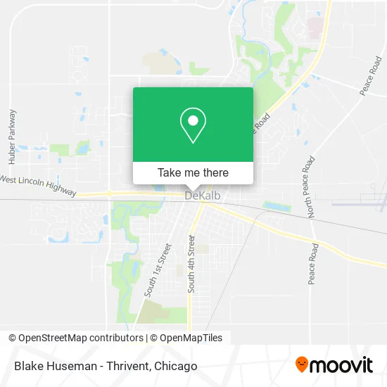 Blake Huseman - Thrivent map