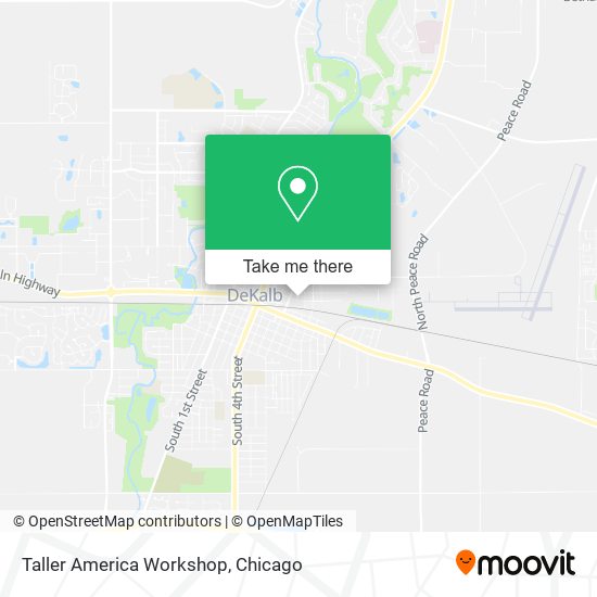 Taller America Workshop map