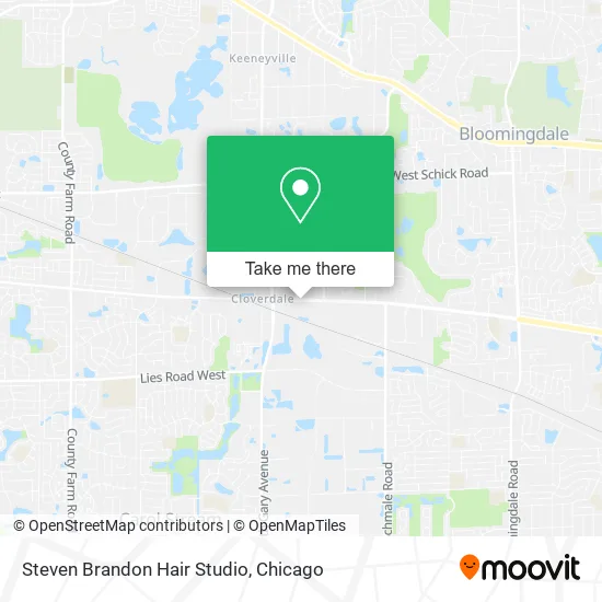 Steven Brandon Hair Studio map