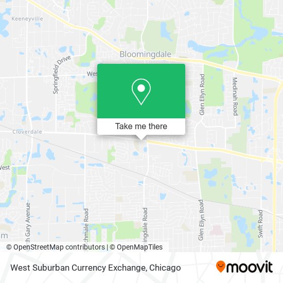 West Suburban Currency Exchange map
