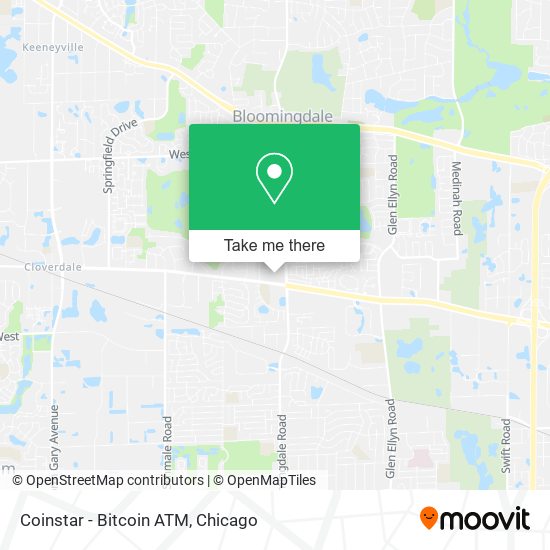 Mapa de Coinstar - Bitcoin ATM