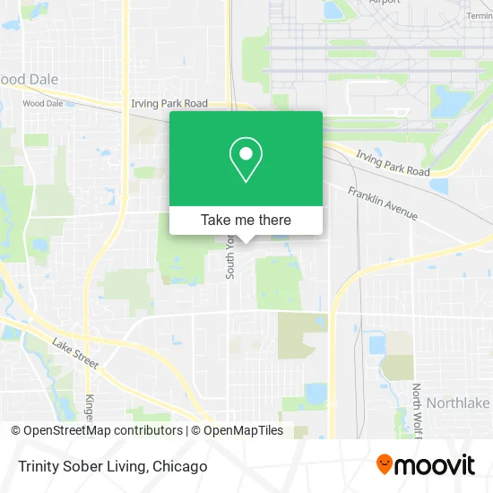 Trinity Sober Living map