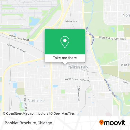 Booklet Brochure map