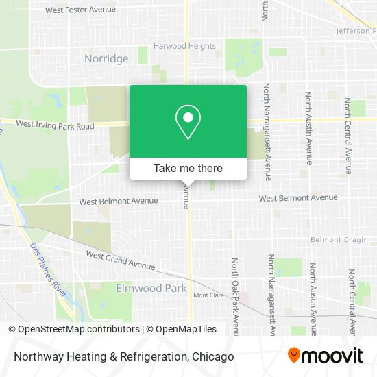 Northway Heating & Refrigeration map