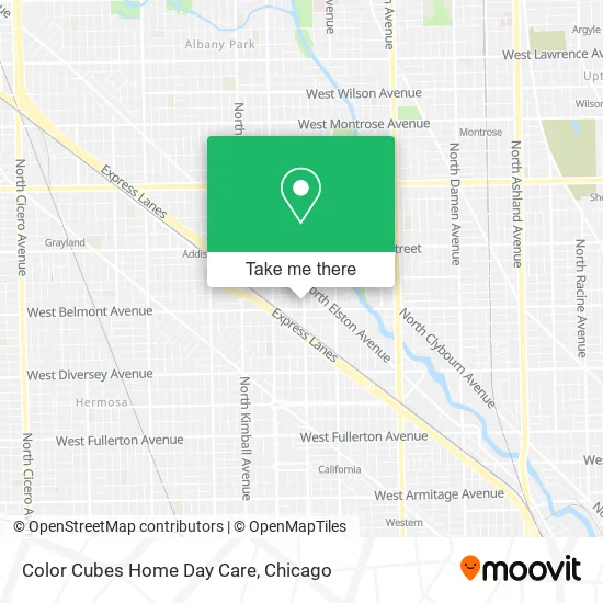 Color Cubes Home Day Care map