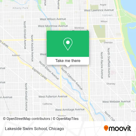 Lakeside Swim School map