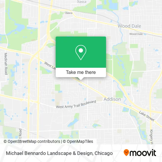 Michael Bennardo Landscape & Design map