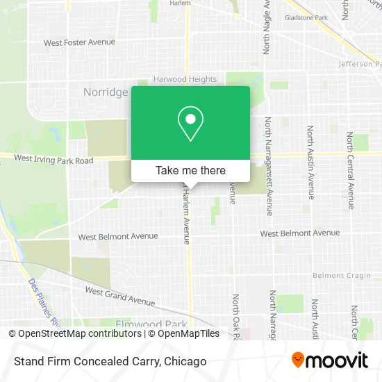 Mapa de Stand Firm Concealed Carry