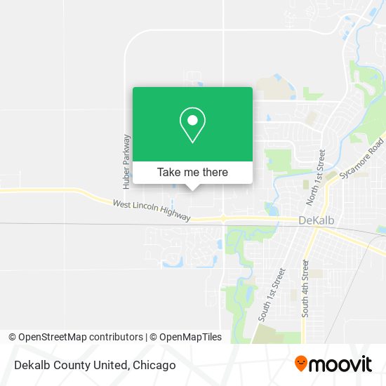 Mapa de Dekalb County United